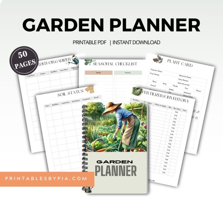 Grow Your Dream Garden with This Free Printable Garden Planner