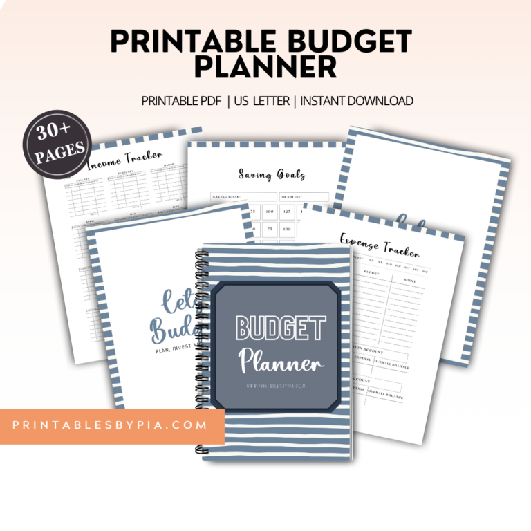 Free Printable Budget Planner [ to Get Your Money Under Control