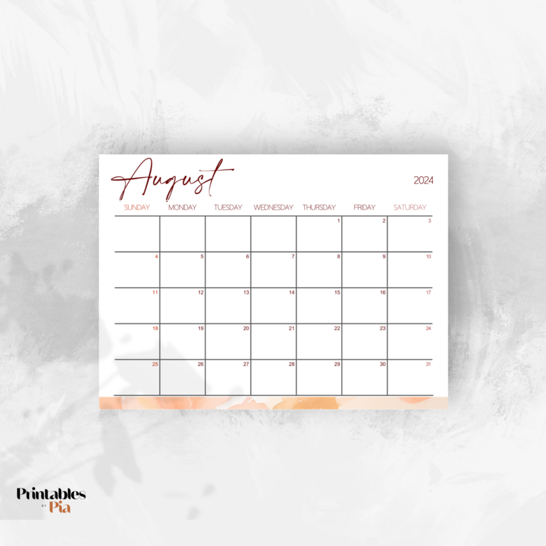 Get Ahead in 2024 with Our Beautiful Floral Monthly Calendar [Download Now]