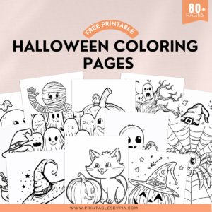 80+ Free Printable Halloween Coloring Pages for Kids