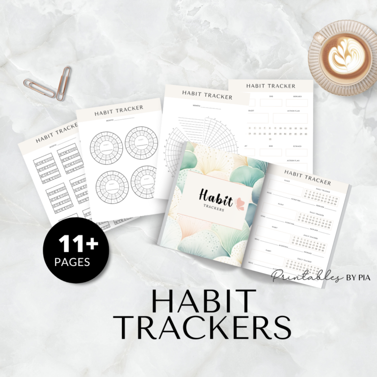 How to Stay Consistent with Your Habits (Free Printable Habit Tracker to Keep You On Track)