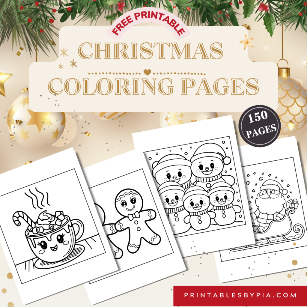 Free Christmas Coloring Pages For Kids