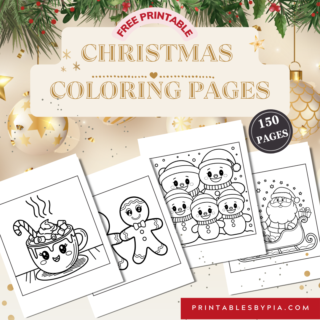 Free Christmas Coloring Pages For Kids