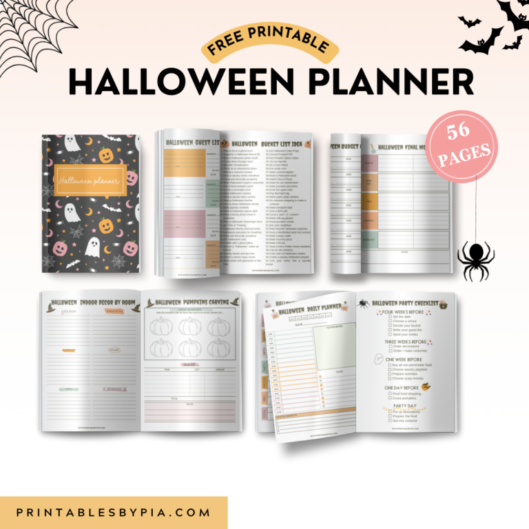 Get Spooky Organized with This Free Printable Halloween Planner!